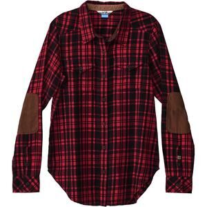 KAVU Red Billie Jean Flannel Outdoors Women’s Button Down Plaid Shirt Medium